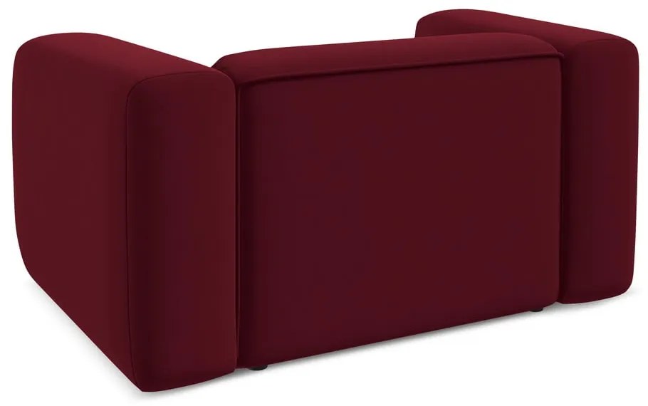 Бордо кадифено кресло Ekahi – Makamii