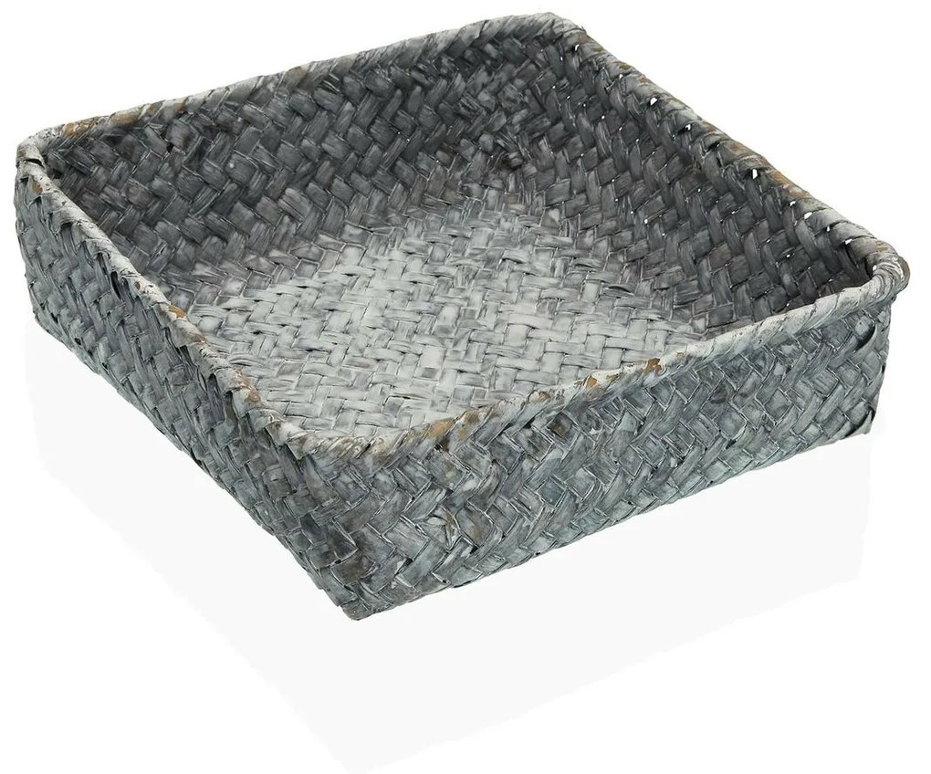 Пръстен за Салфетки Versa Сив Морски водорасли (19 x 5,5 x 19 cm)