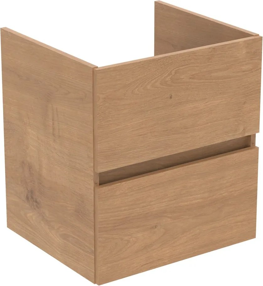 Стенен шкаф за мивка от декор от дъб в естествен цвят 50x55 cm Eurovit+ – Ideal Standard