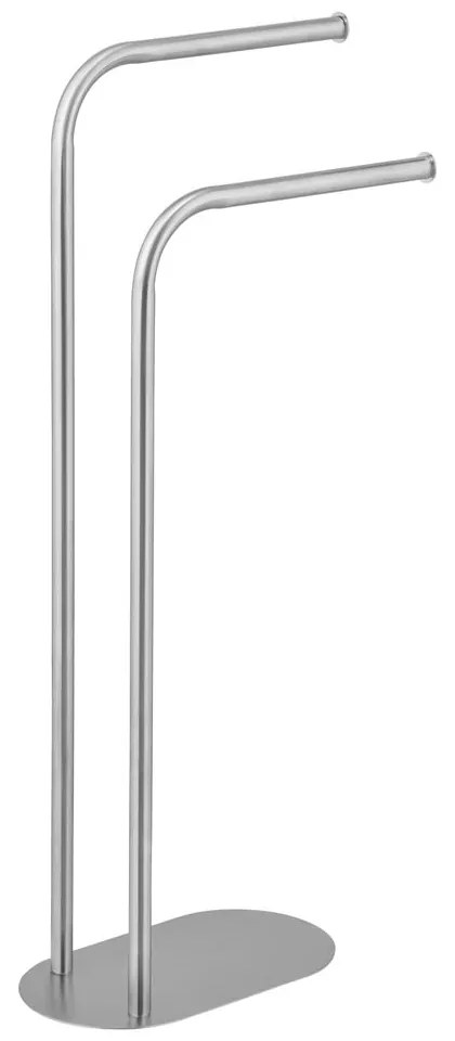 Стойка за кърпи от неръждаема стомана в матово сребрист цвят Levante – Wenko