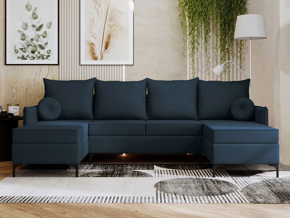 Ъглов диван Leon U-Mple