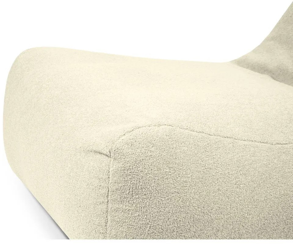 Кафяв пуф от букле Lounge 100 – SLOWDOWN