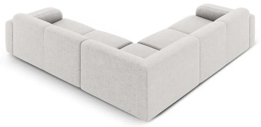 Светлосив ъглов диван (променлив/L форма) Molino – Micadoni Home