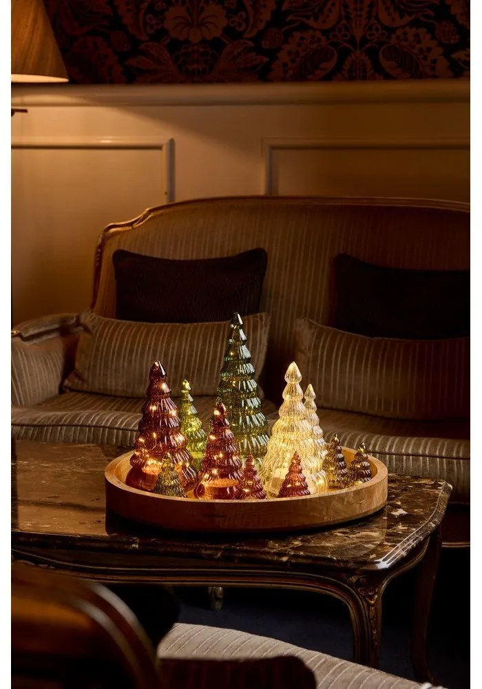 Светла декорация в цвят бордо ø 13 cm Lucy - Sirius