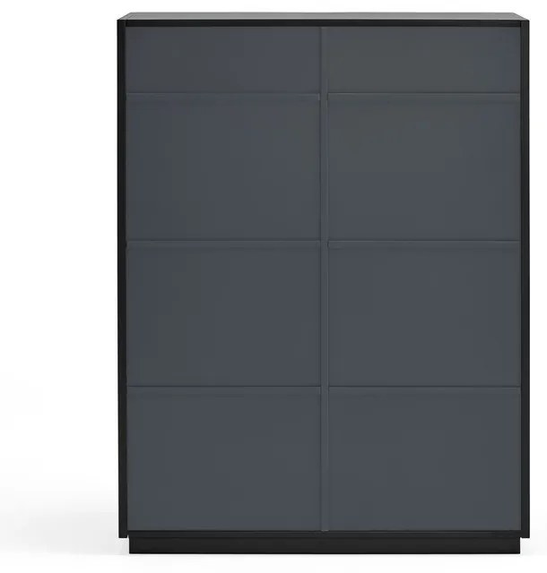 Черен скрин, ширина 92 cm Doric - Teulat