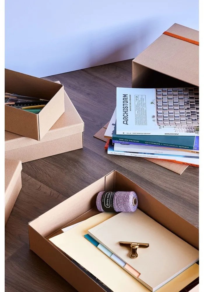 Картонен органайзер за докумнети Elo – Hübsch