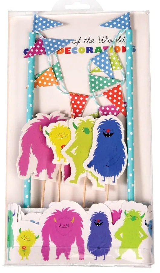 Комплект за декориране на торта "Чудовищата на света Monsters of the World - Rex London