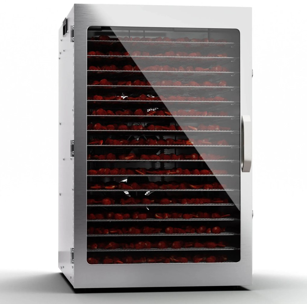 Klarstein Captain Jerky 200 дехидратор, 2000 W. 30-90 °C. 24-часов часовник, неръждаема стомана