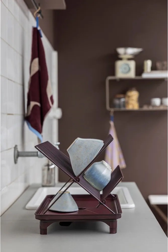 Бордо двуетажна тавичка за оттичане 42x29 cm Dry-It – Mette Ditmer Denmark