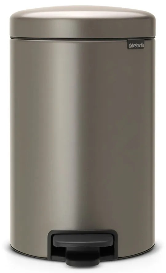Сиво стоманено кошче за боклук с педал 12 l NewIcon – Brabantia