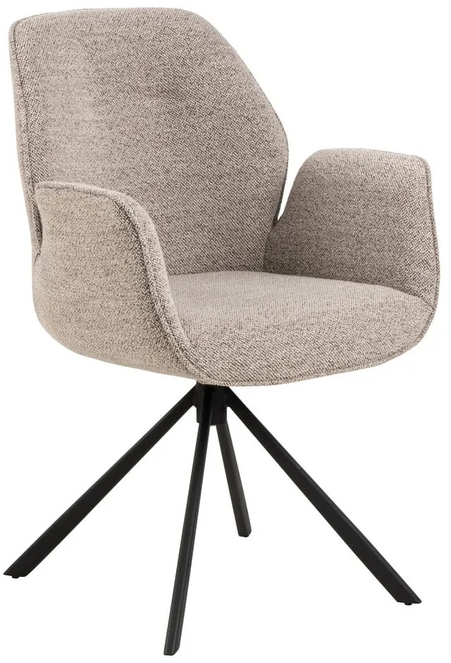 Тъмносив тапициран трапезен стол Aura – Actona