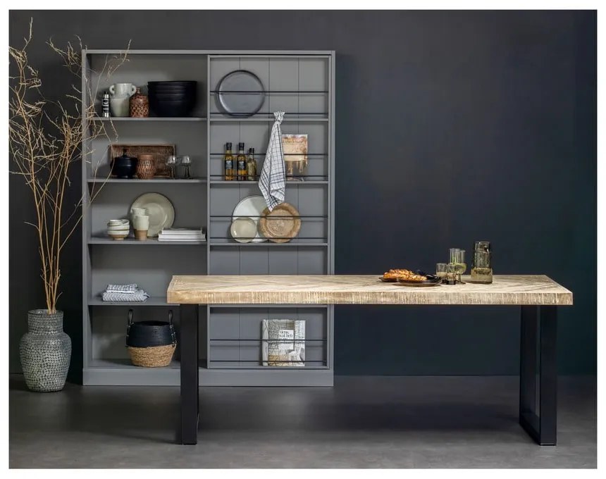 Маса за хранене с плот от мангово дърво, 180 x 90 cm Tablo - WOOOD