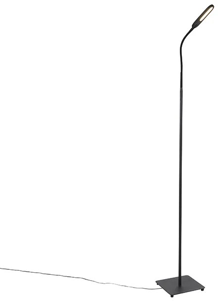 Подова лампа черна с LED 5-степенна димируема по Келвин - Botot