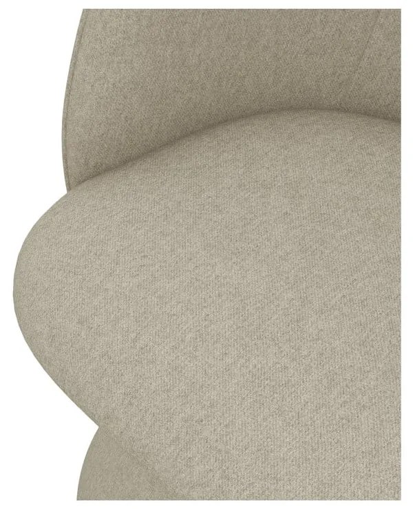 Бежов тапициран трапезен стол Maia – Makamii