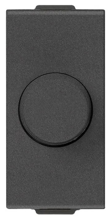 VIMAR 09153.CM Димер с потенциометър за лампа с нажежаема жичка 230V 100-500W, Карбон мат1M  NEVE UP