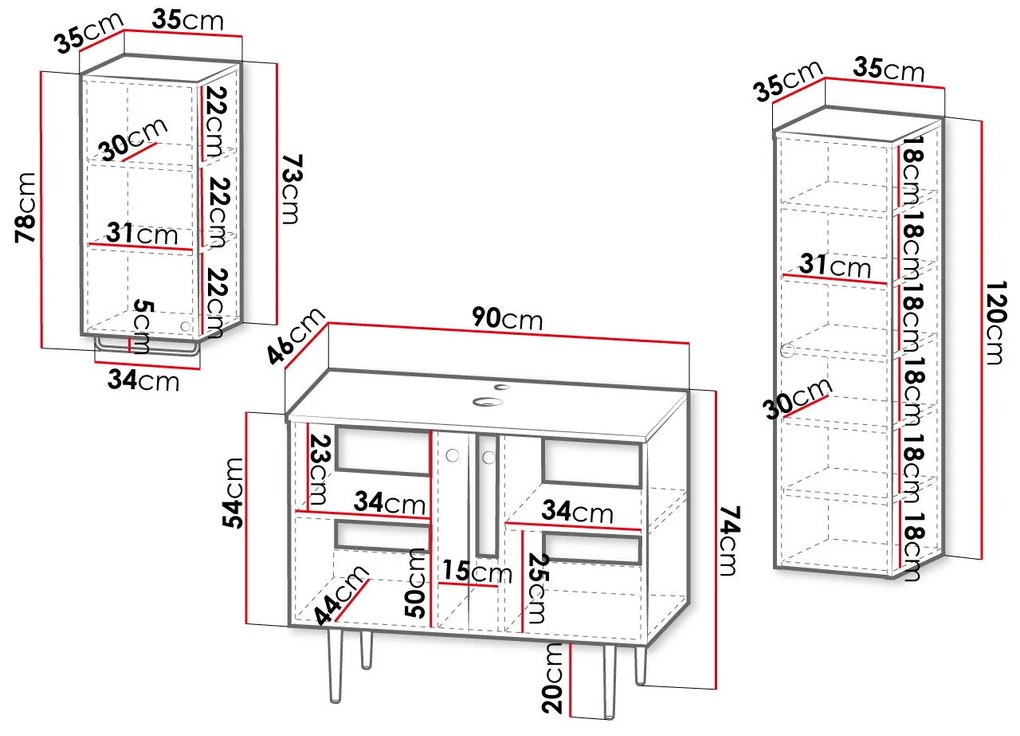 Комплект за баня Abires