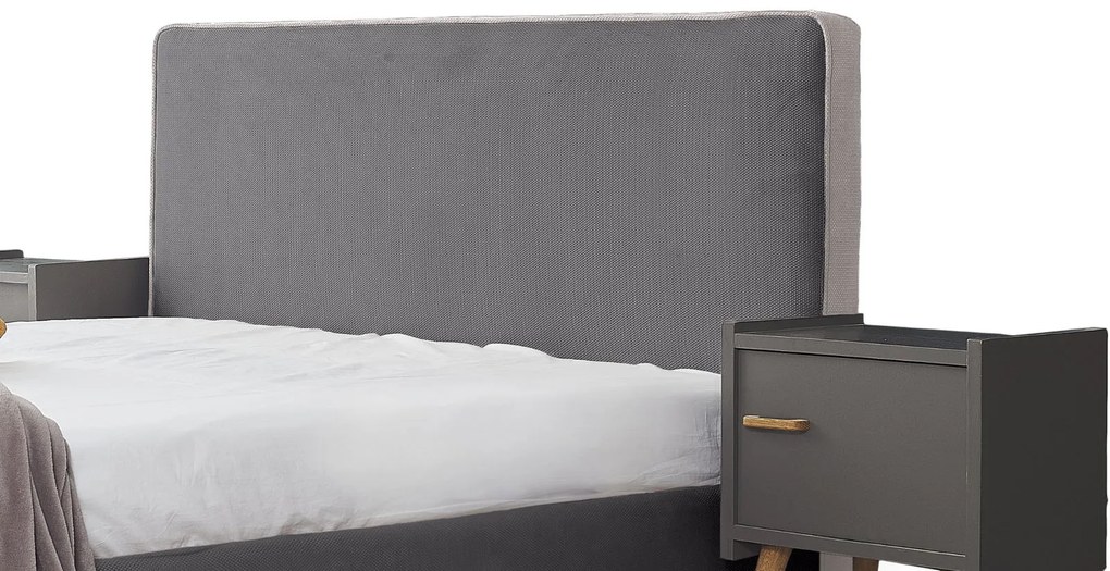 Тапицирано легло Ritz-Gkri-90 x 200-Χωρίς μηχανισμό ανύψωσης