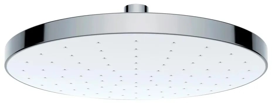 WENKO 24000100-душова глава с автоматично почистване 22,5x22,5 cm лъскав хром/бяла