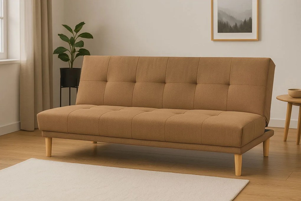 Диван - Легло Cozy-Светлокафяво