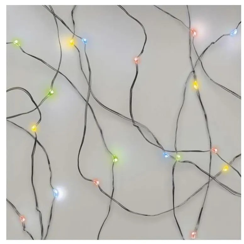 LED Коледни лампички 20xLED/2xAA 2,4m многоцветен