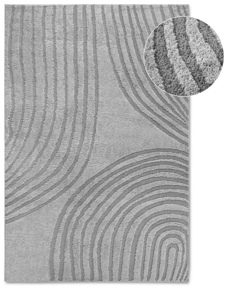 Сив килим 200x280 cm Pigment Light Grey – Elle Decoration