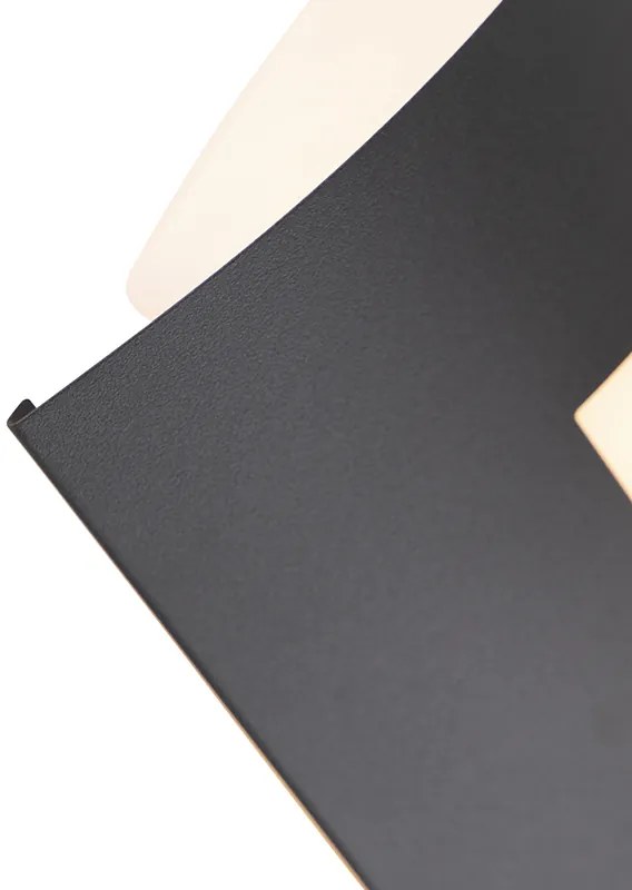 Външна стенна лампа антрацит IP44 Сензор за здрач - Emmerald