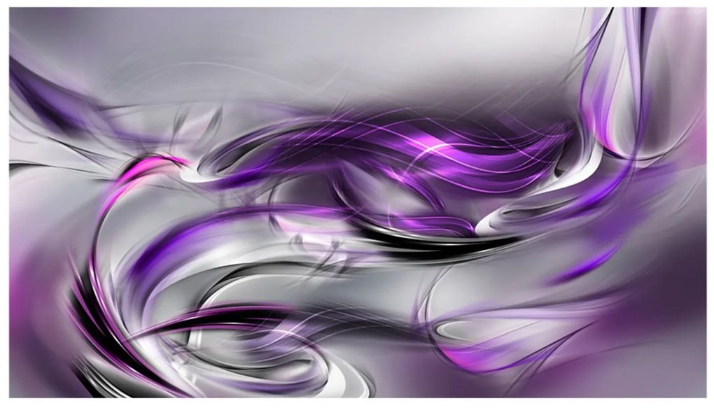 XXL тапет - Purple Swirls II 500x280