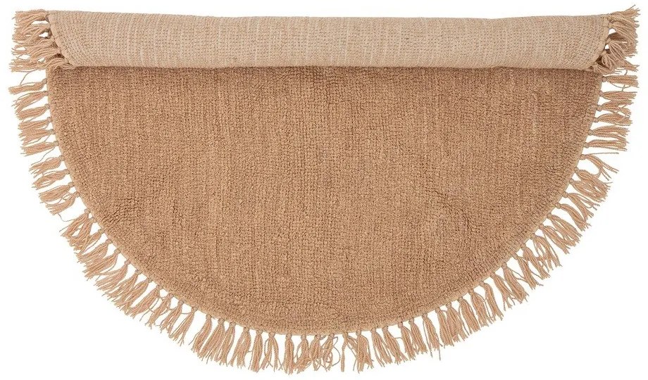 Вълнен кръгъл килим в естествен цвят ø 110 cm Lenea - Bloomingville