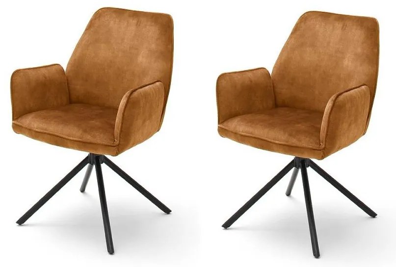 Стол за трапезария NEXORO, 1 бр., оранжев