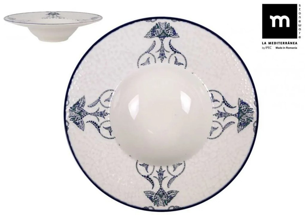 Дълбока купа LA MEDITERRANEA Rosetta, 28 cm, порцелан