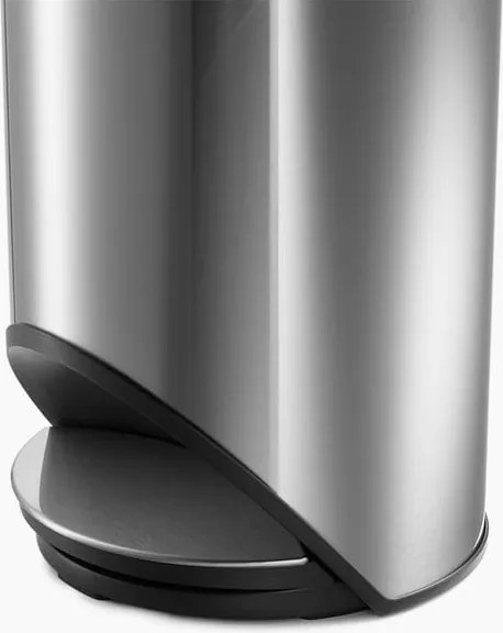 Кошче за боклук с педал от неръждаема стомана в блестящо сребрист цвят 10 l Arc – Joseph Joseph