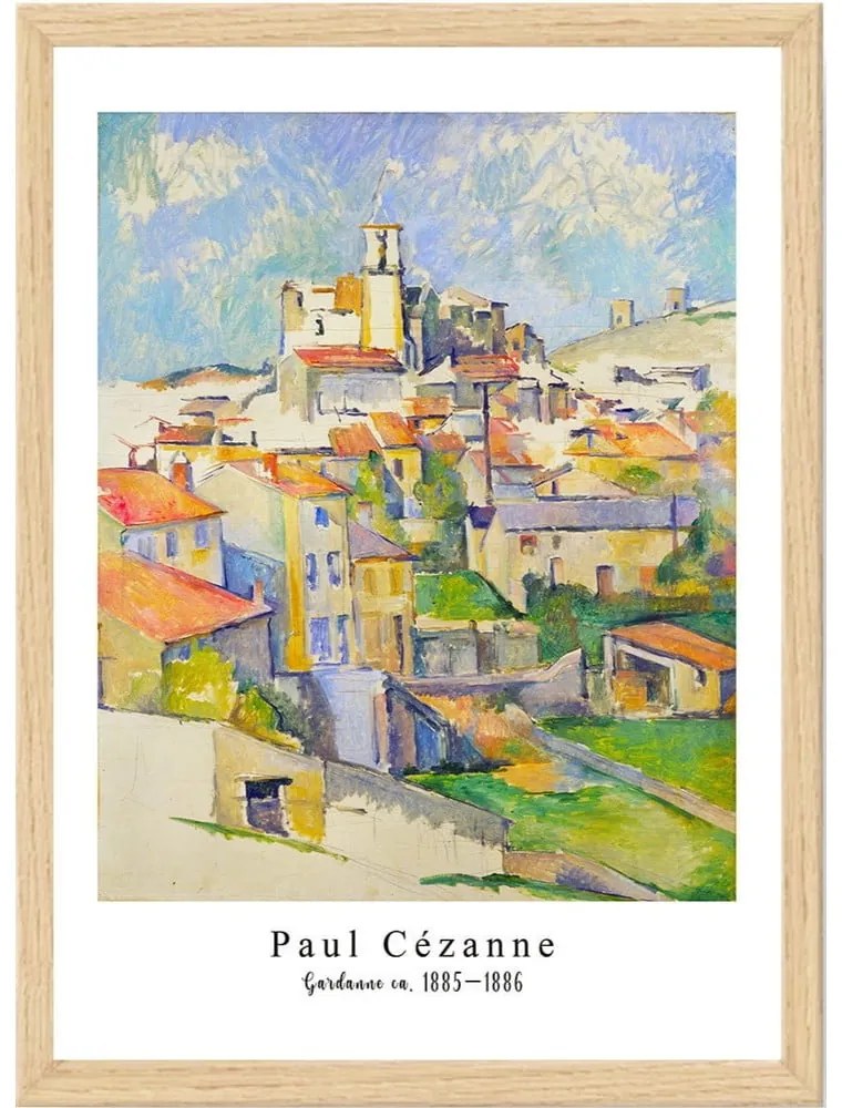 Плакат в рамка 35x45 cm Paul Cézanne - Wallity