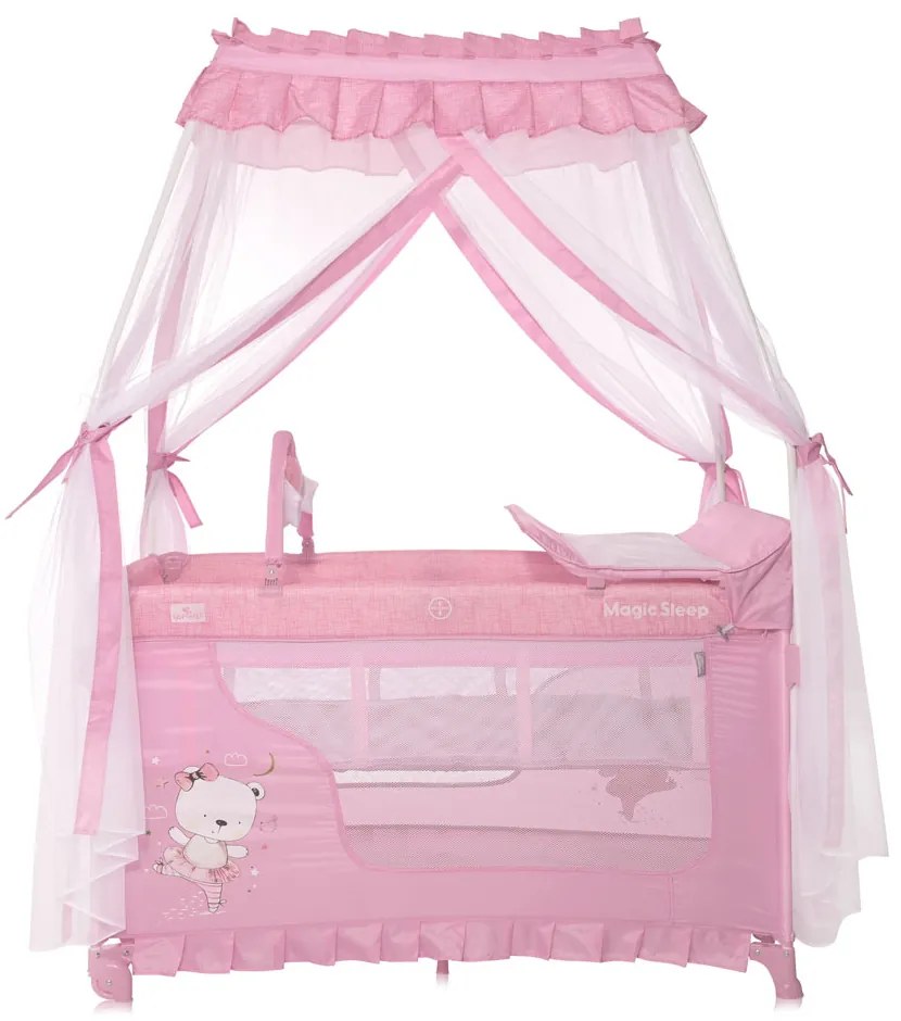 LORELLI Classic Кошара на 2 нива MAGIC SLEEP MELLOW ROSE BALLERINA BEAR