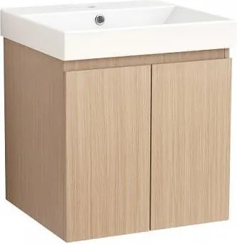 Конзолен PVC шкаф AMO-50 5157-50+УМИВ. 5953W-51CM, Inter Ceramic, 56х51х46см