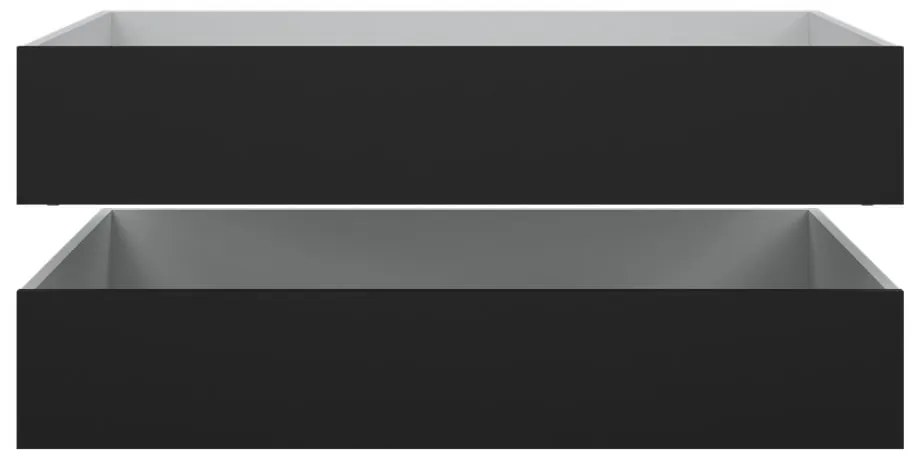 Черни чекмеджета за под леглото в комплект от 2 бр. 90x190/140x190 cm Naia – Tvilum
