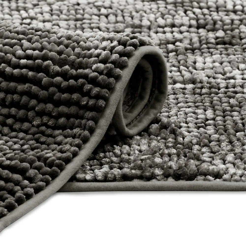 Тъмносиви килими за баня в комплект 2 бр. WC 80x50 cm Bati – Restilo