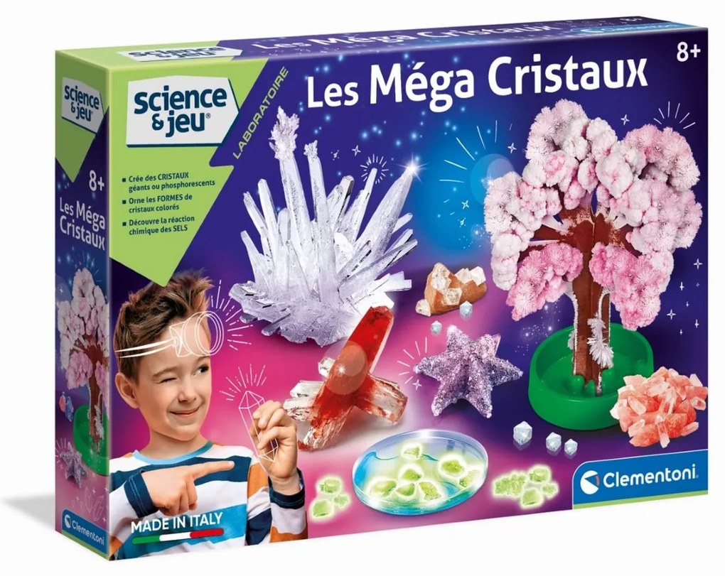 Научна Игра Clementoni The Mega Crystals френски 52490