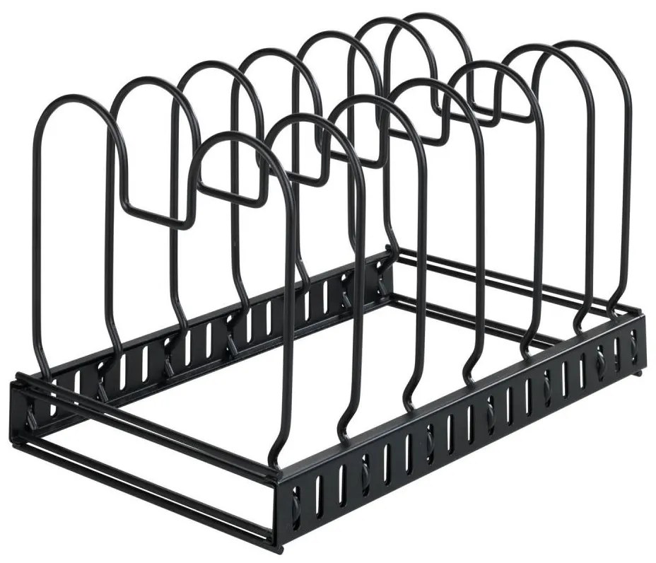 WENKO 53149100 - Държач за капаци и тигани 18x18 cm черен