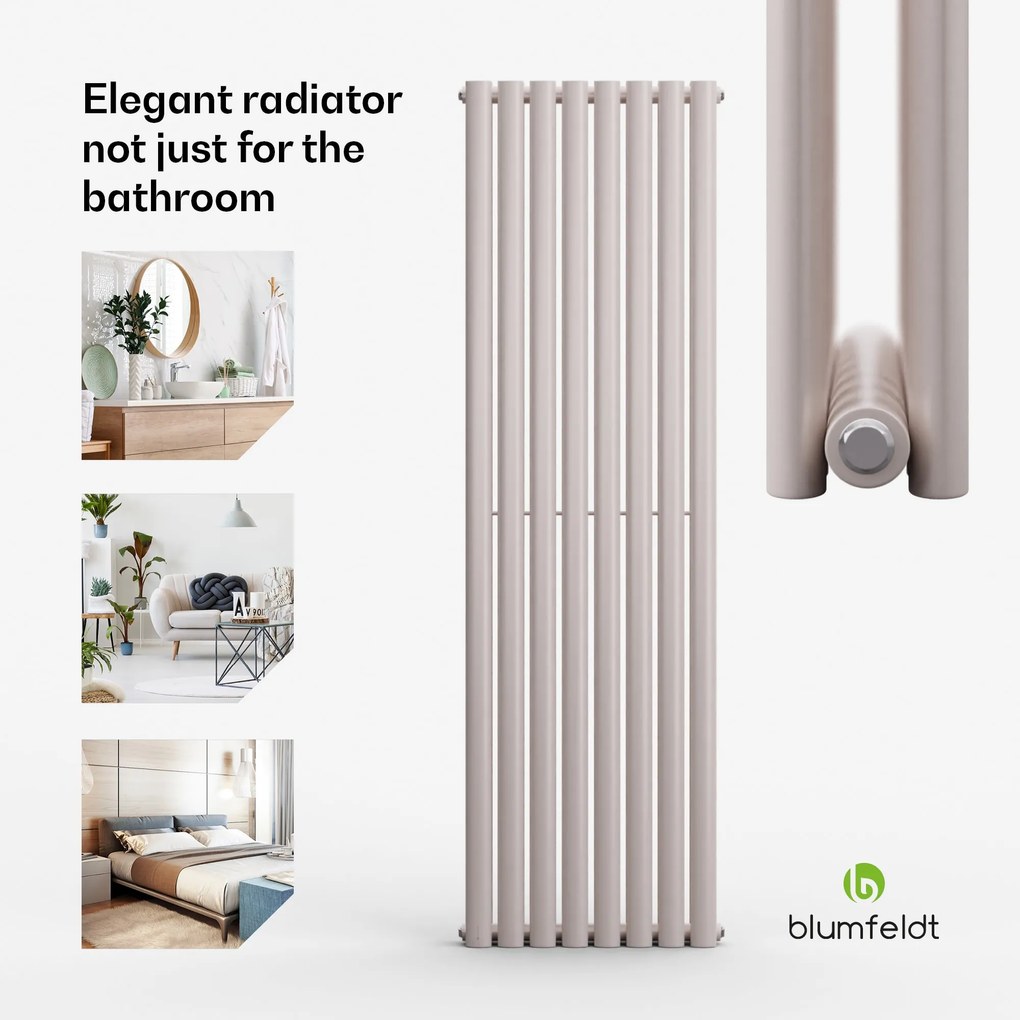 Blumfeldt Tallheo, 47 x 160, радиатор, радиатор за баня, тръбен радиатор, 1472 W, топла вода, 1/2