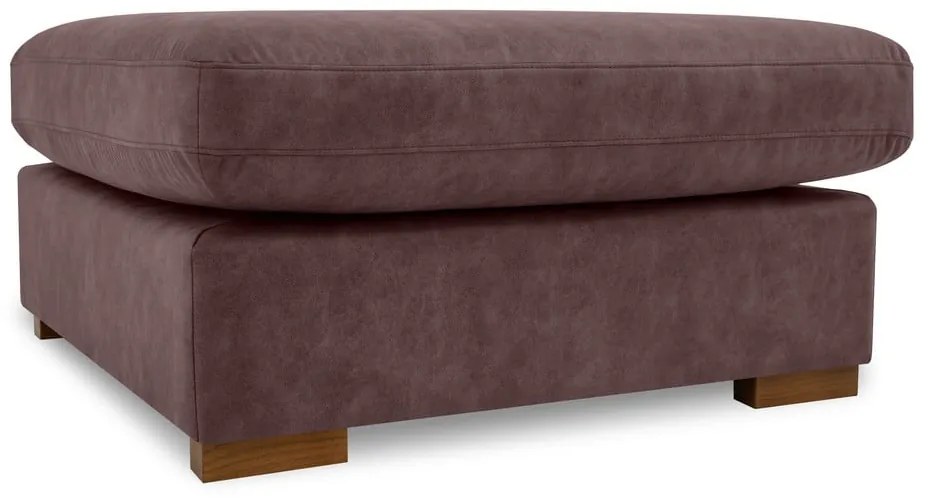 Тъмнокафява табуретка от изкуствена кожа Hamburg – Scandic