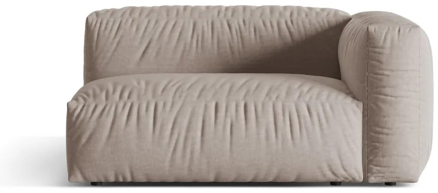 Бежов модул за диван (десен ъгъл) Martina – Micadoni Home