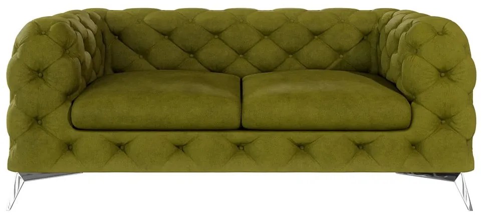 Зелен кадифен диван 185 cm Chelsea – Ropez