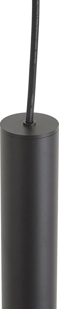 Дизайнерска висяща лампа черна GU10 50mm IP44 - Tuba