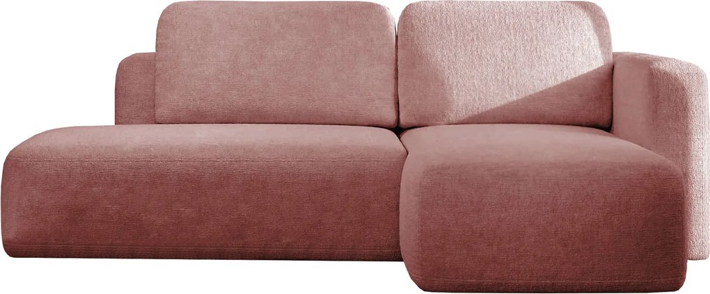 Ъглов диван Cozy-Розово-Десен