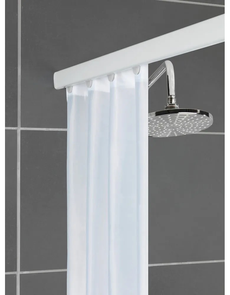 Бял прът за душ завеса 125 - 210 cm Era - Wenko