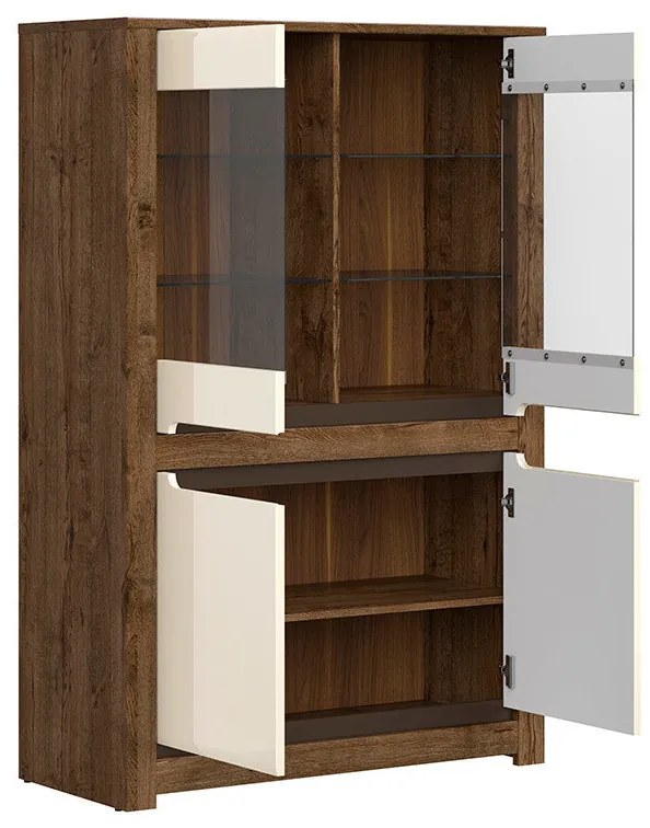 Витринен шкаф RUSO REG2W2D