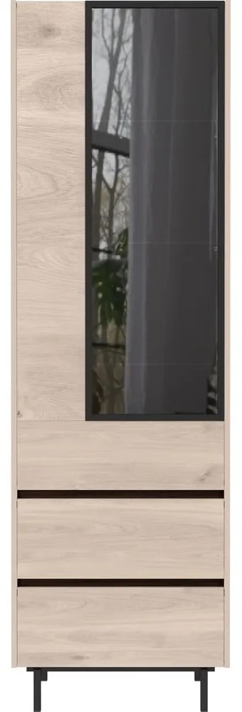 Витрина в дъбов декор 64x206 cm Cantoria - Germania