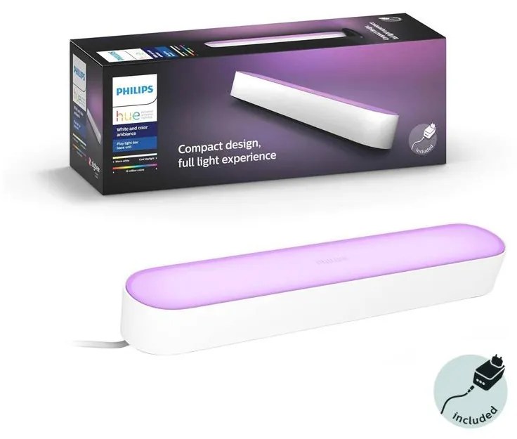 Philips - LED RGB Димируема настолна лампа Hue PLAY SINGLE PACK WACA LED/6W/230V