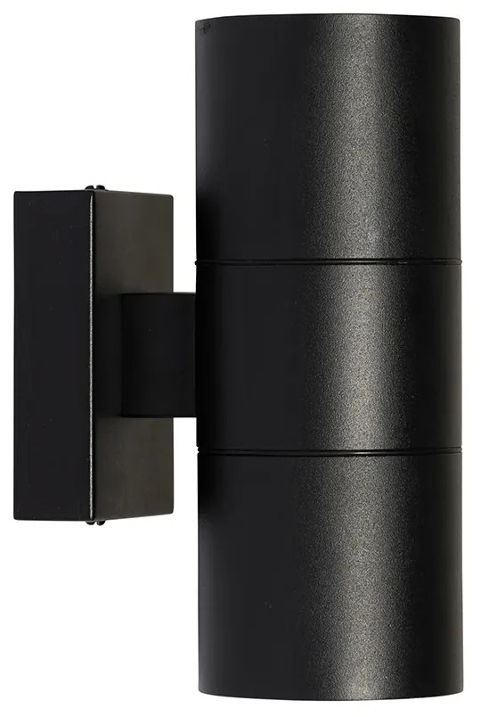 Модерна външна стенна лампа черна 2-светлина AR70 IP44 - Duo