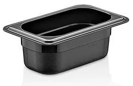 Plast Port - Поликарбонатен гастронорм черен 1/4 h100мм 265х162мм 2л (PCP14100-B)(46114100)